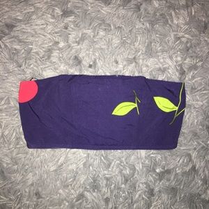 NEW Forever 21 cherry bandeau top